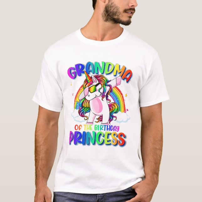 Camiseta A Princesa de Aniversário Dabbing (Frente)