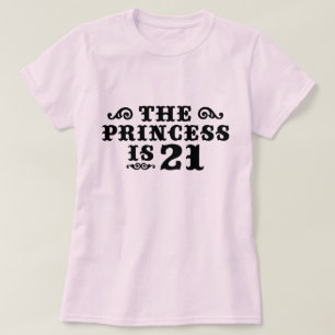 Camiseta A princesa é 21