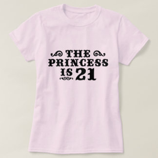 Camiseta A princesa é 21
