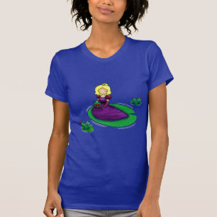 Camiseta A princesa e o namorando do sapo?