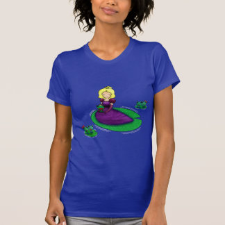 Camiseta A princesa e o namorando do sapo?