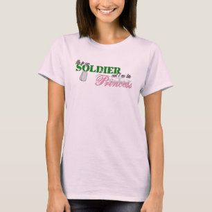 Camiseta A princesa Orgânico T do soldado