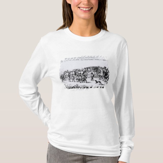 Camiseta A procissão de Charles II (Frente)