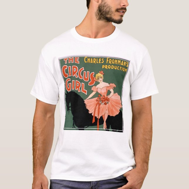 Camiseta A Produção de Charles Frohman, A Garota do Circo 3 (Frente)