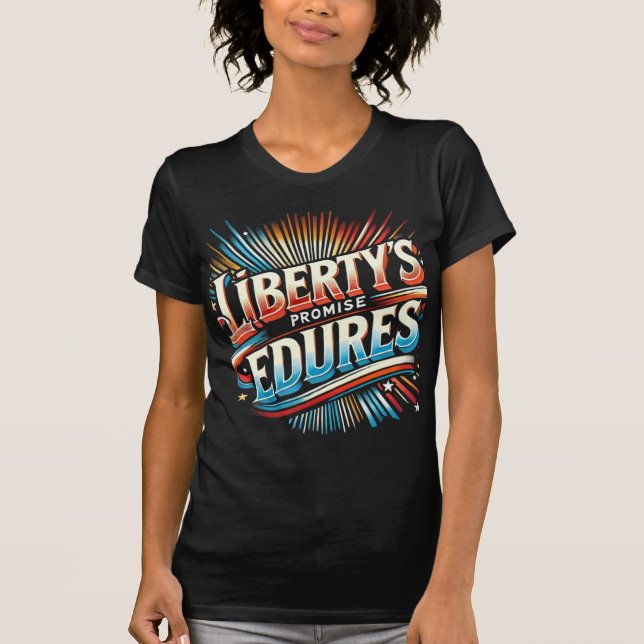 Camiseta A promessa da liberdade é consistente (Frente)