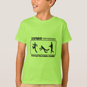 Camiseta A prontidão do zombi Befriend lento TODO O design