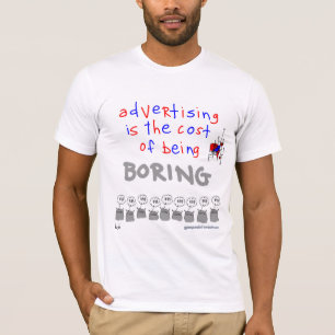 Camiseta A propaganda é o custo de furar