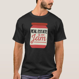 Camiseta A propriedade imobiliária do Funny Real é minha