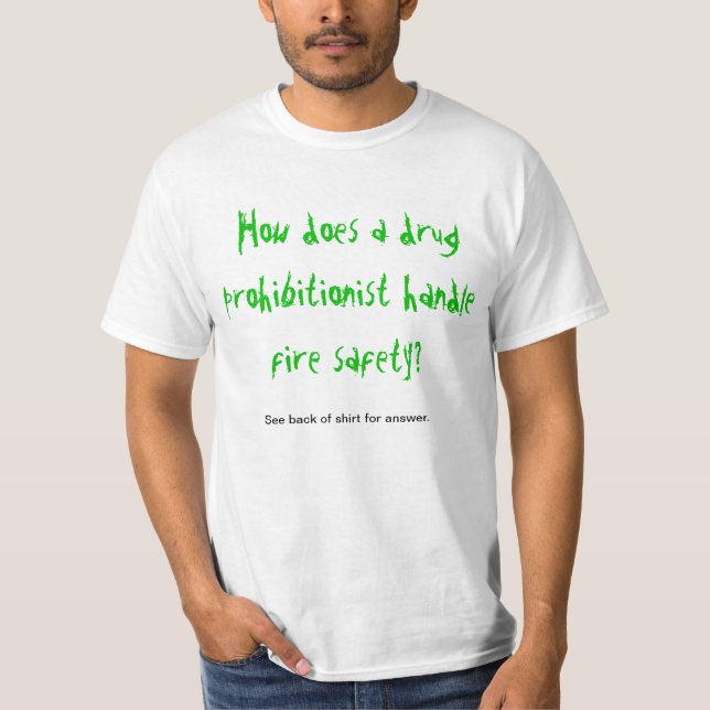 Camiseta A protecção contra incêndios do Prohibitionist da (Frente)