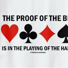 Camiseta A Prova Da Oferta Está Na Brincadeira Da Mão