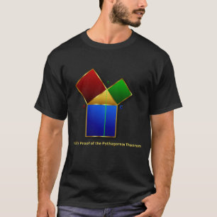 Camiseta A prova de Euclid do Theorem. pitagórico