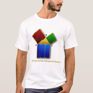 Camiseta A prova de Euclid do Theorem. pitagórico