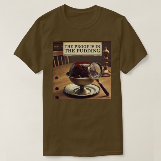 Camiseta A Prova está no Pudim (Frente do Design)