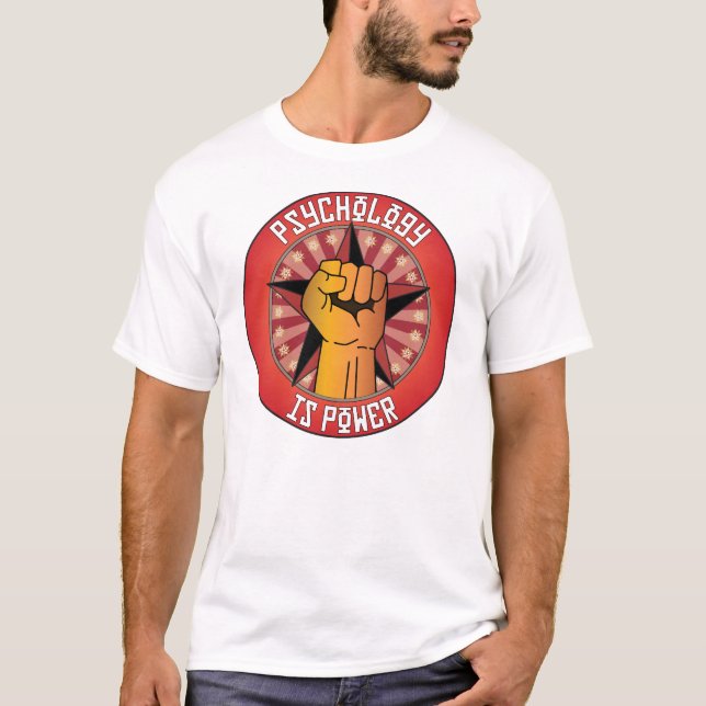 Camiseta A psicologia é poder (Frente)