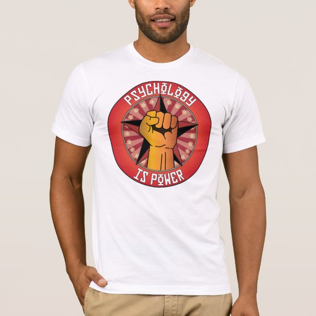 Camiseta A psicologia é poder (Frente)