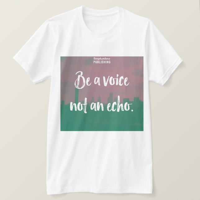 Camiseta A publicação dos Scriptwriters seja um TShirt da (Frente do Design)