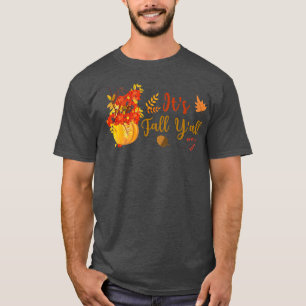 Camiseta A Pumpkin Bonita Cai Sai Do Outono Fall Seas