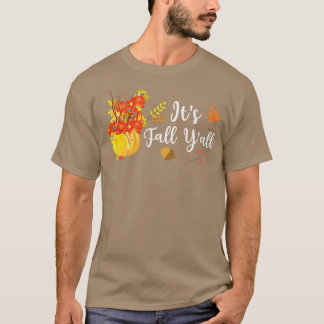 Camiseta A Pumpkin Bonita Cai Sai Do Outono Fall Seas