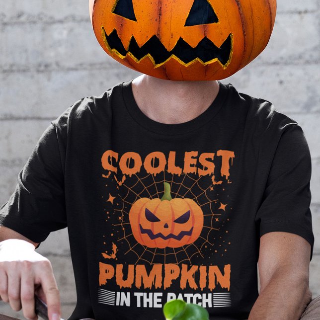 Camiseta A Pumpkin Mais Fresca No Figurino De Halloween (Criador carregado)