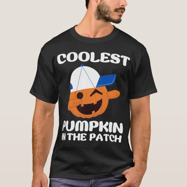 Camiseta A Pumpkin Mais Fria Do Festa De Patch No Nasciment (Frente)