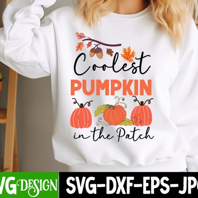 Camiseta A Pumpkin Mais Fria Do Patch Feminino (Criador carregado)