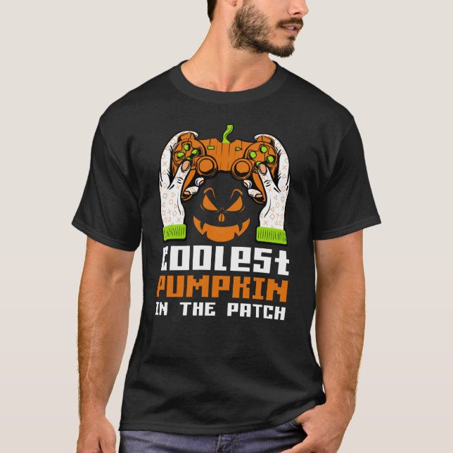 Camiseta A Pumpkin Mais Fria Do Patch Halloween (Frente)