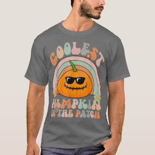 Camiseta A Pumpkin Mais Fria Nas Crianças De Patch Meninos