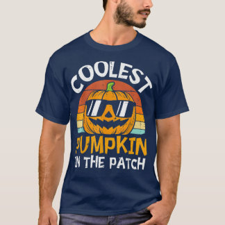Camiseta A Pumpkin Mais Fria No Hallowee Dos Meninos Da Pat