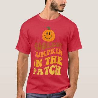 Camiseta A Pumpkin Mais Fria No Hallowee Dos Meninos Da Pat