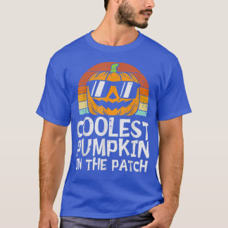 Camiseta A Pumpkin Mais Fria No Hallowee Dos Meninos Da Pat