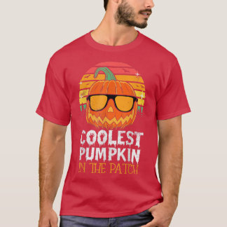 Camiseta A Pumpkin Mais Fria No Hallowee Dos Meninos Da Pat