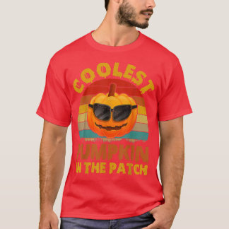 Camiseta A Pumpkin Mais Fria No Hallowee Dos Meninos Da Pat