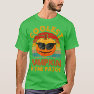 Camiseta A Pumpkin Mais Fria No Hallowee Dos Meninos Da Pat