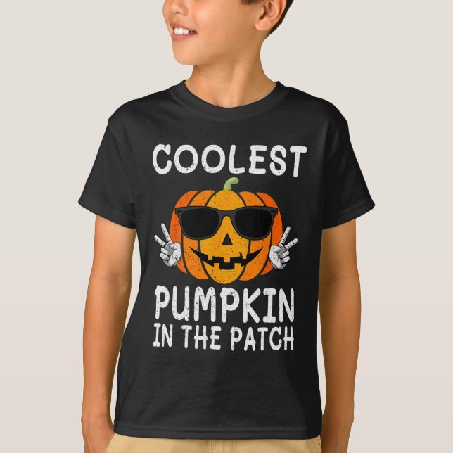 Camiseta A Pumpkin Mais Fria Nos Rapazes Mais Divertidos Ga (Frente)