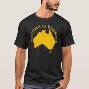 Camiseta A punição engraçada está ganhando o mapa australia