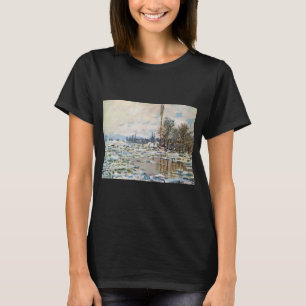 Camiseta A Quebra do Gelo por Claude Monet