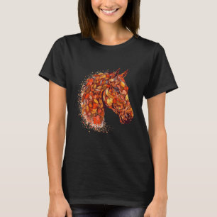 Camiseta A queda da face do cavalo deixa o dia de Ação de G