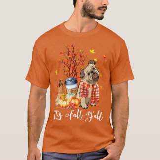 Camiseta A Queda de Bruxelas Griffon Cachorro Pumpkin Call