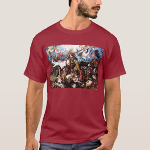 Camiseta A queda de Pieter Bruegel "dos anjos rebelde "