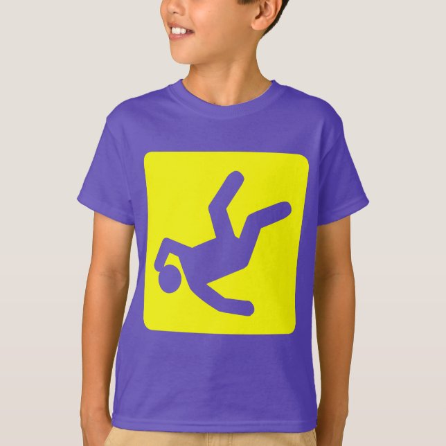 Camiseta A Queda do Homem - Amarelo (Frente)