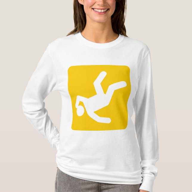 Camiseta A queda do homem - âmbar (Frente)