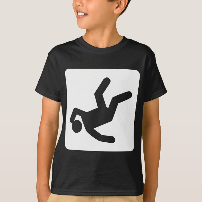 Camiseta A queda do homem - branco (Frente)