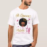 Camiseta A Queen Was Born On March 18 Black Queen Afro Hair<br><div class="desc">A Queen Was Born On March 18 Black Queen Afro Hair Queen A Queen was born on March Happy Birthday To Me, This queen was born on March 18, this queen was born on March 18th, queens are born in March, African American March Birthday outfit idea, CLICK THE BRAND FOR...</div>