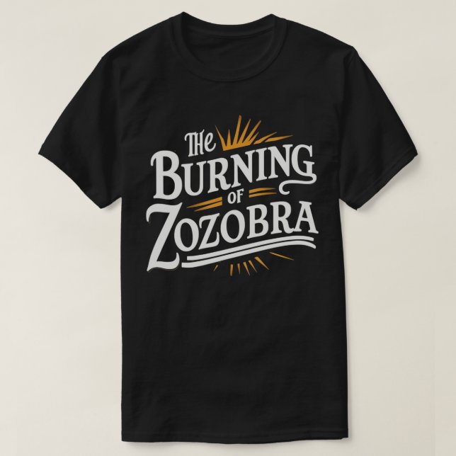 Camiseta A queima de zobra (Frente do Design)