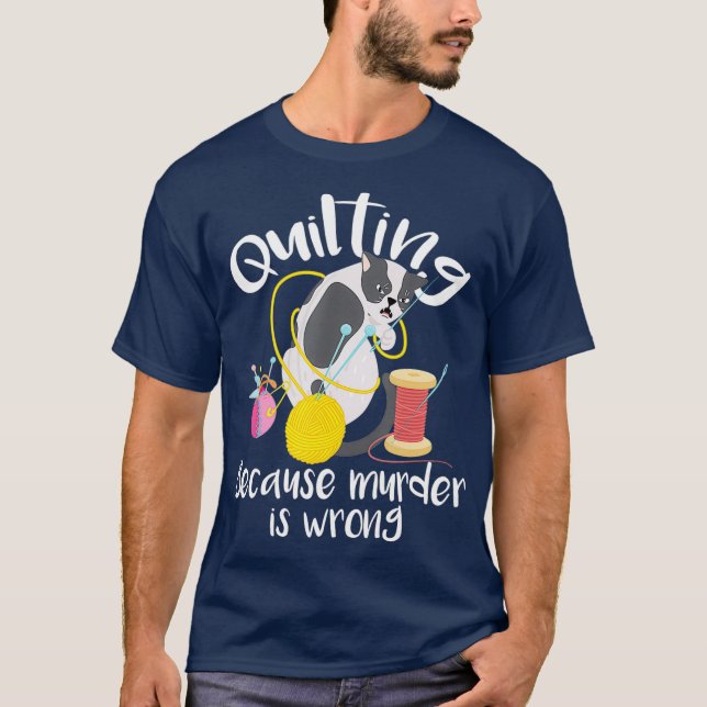 Camiseta A Quilisão Porque O Assassinato É Uma Quiltro Erra (Frente)