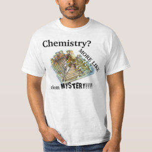 Camiseta a química gosta mais do cheMYSTERY