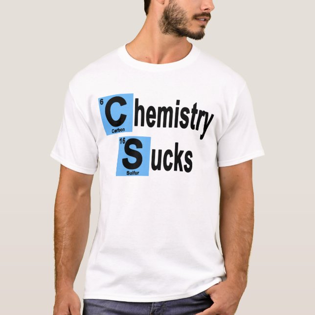 Camiseta A química suga (Frente)