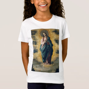 Camiseta A Radiância Celestial da Imaculada Conceição Arte
