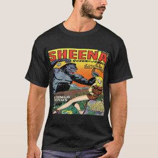 Camiseta A rainha de Sheena do clássico da selva cobre #8 -