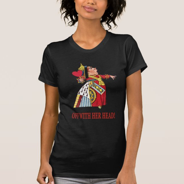CAMISETA A RAINHA DOS CORAÇÕES DESAPARECE COM A CABEÇA (Frente)